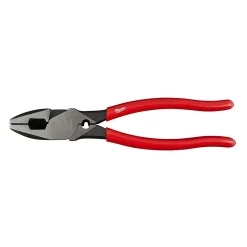 New π Milwaukee 9 In. High-Leverage Linesman Pliers With Crimper π