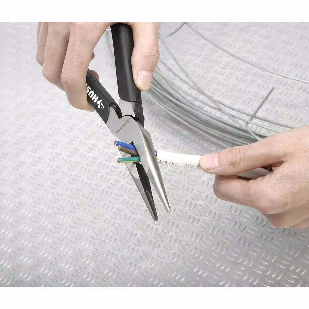 Promo ๐ Husky 7 In. Diagonal Pliers, 8 In. Nose Pliers, 8 In. Slip Joint Pliers, 10 In. Groove Joint Pliers ๐ - Image 4