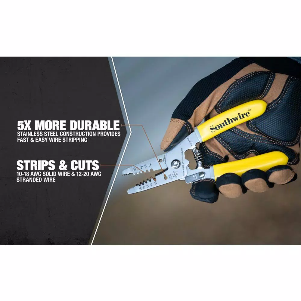 Cheap π Southwire 6 In. Compact Wire Stripper 10 AWG -18 AWG π - Image 4