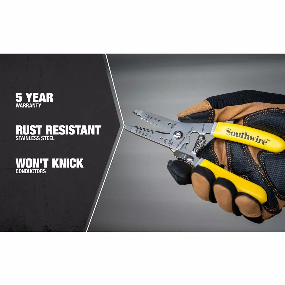 Cheap π Southwire 6 In. Compact Wire Stripper 10 AWG -18 AWG π - Image 6