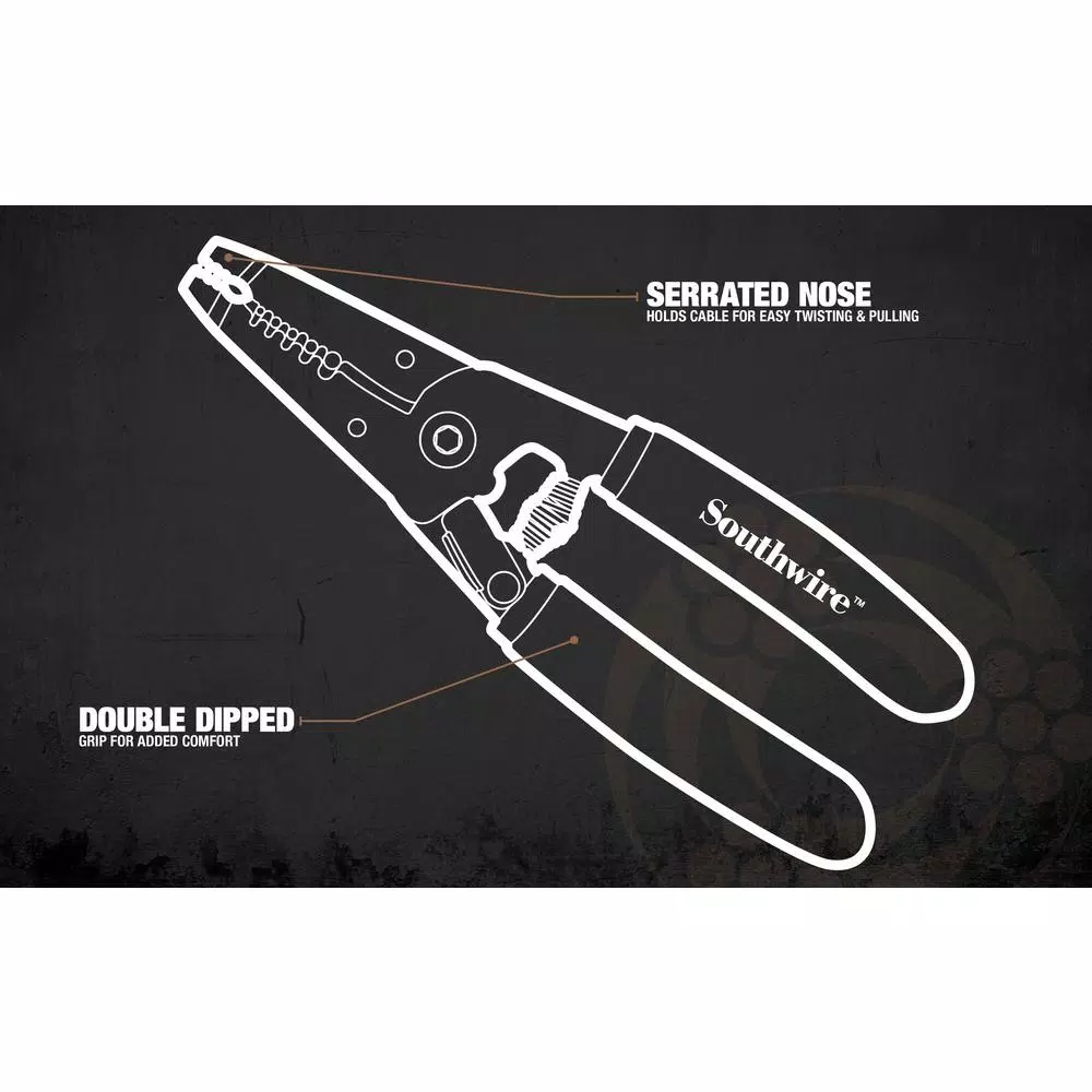 Cheap π Southwire 6 In. Compact Wire Stripper 10 AWG -18 AWG π - Image 7