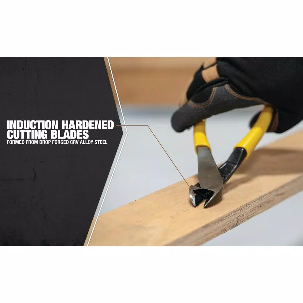 Top 10 𧨠Southwire 8 In. Angled Head High-Leverage Diagonal Cutting Pliers With Dipped Handles 𧨠- Image 6