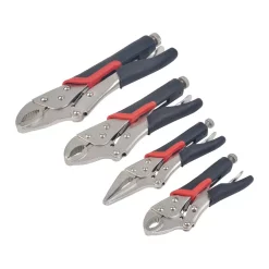 Best reviews of โจ KING Locking Pliers Set, Curved Jaw, Strength Jaw Long Nose, Cushioned Grip (4-Piece Set) ๐