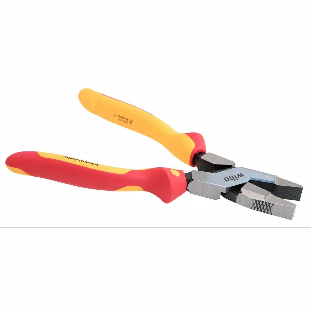 New ❤️ Wiha Insulated Industrial Series SoftGrip NE Style Lineman’s Pliers 😍 - Image 4
