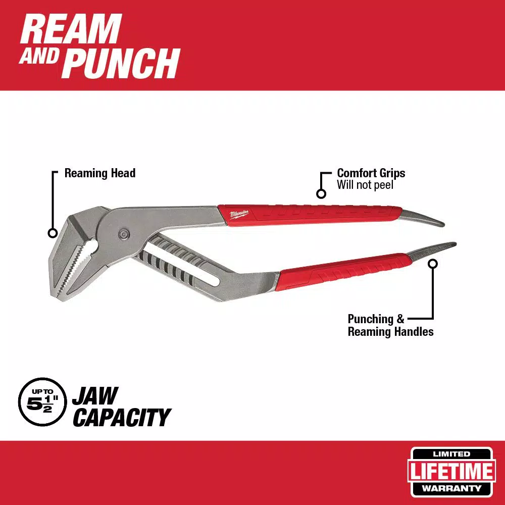 Coupon π₯° Milwaukee 20 In. Straight-Jaw Pliers β€οΈ - Image 2