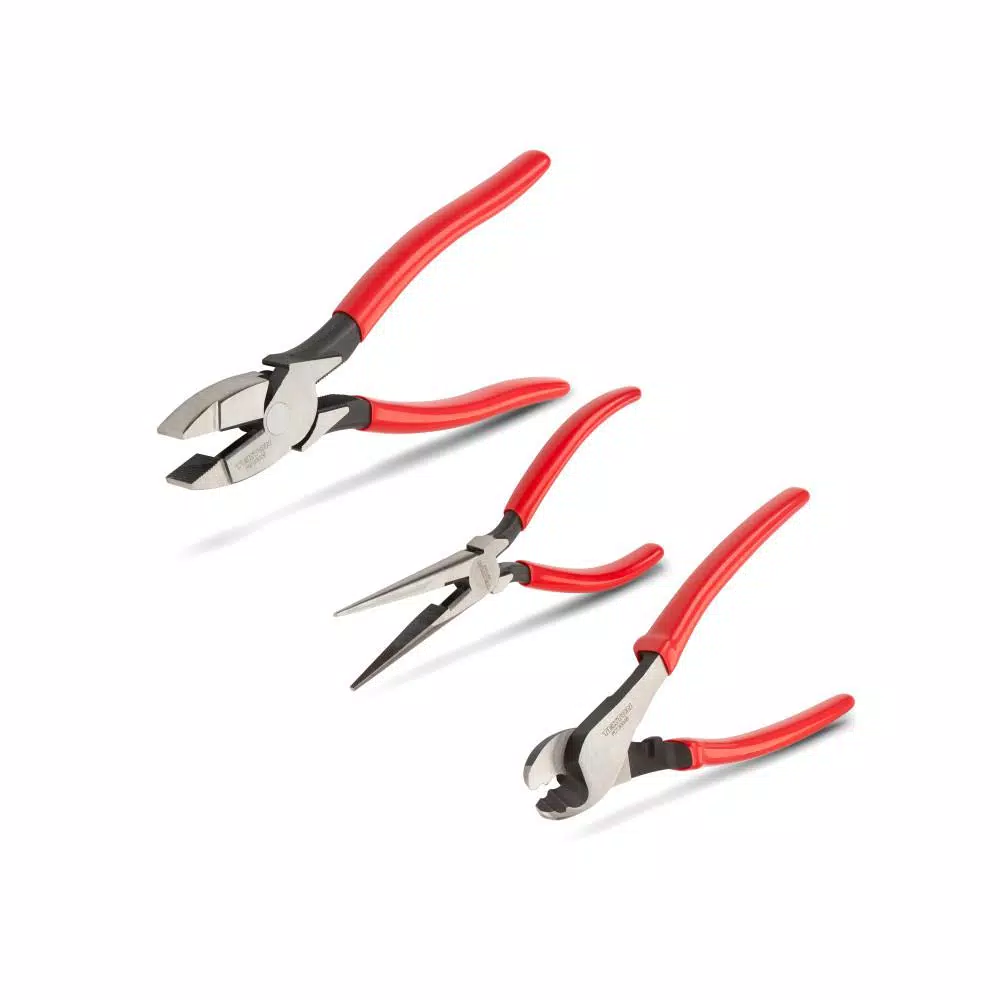 Best Pirce π― TEKTON Cable Cutting, Linemans, Long Nose Pliers Set (3-Piece) π