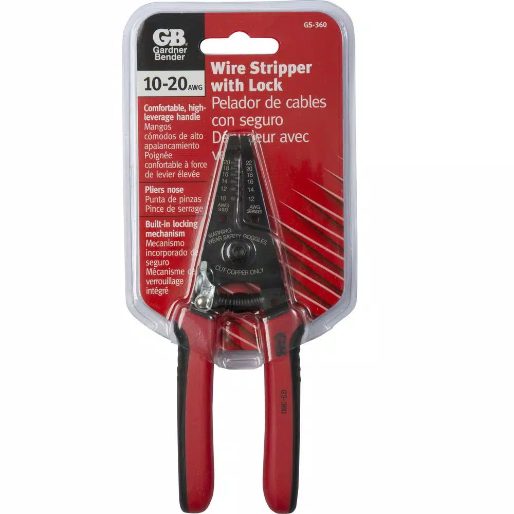Cheapest β Gardner Bender 10-20 AWG Solid Or Stranded Wire Stripper With Lock π - Image 2