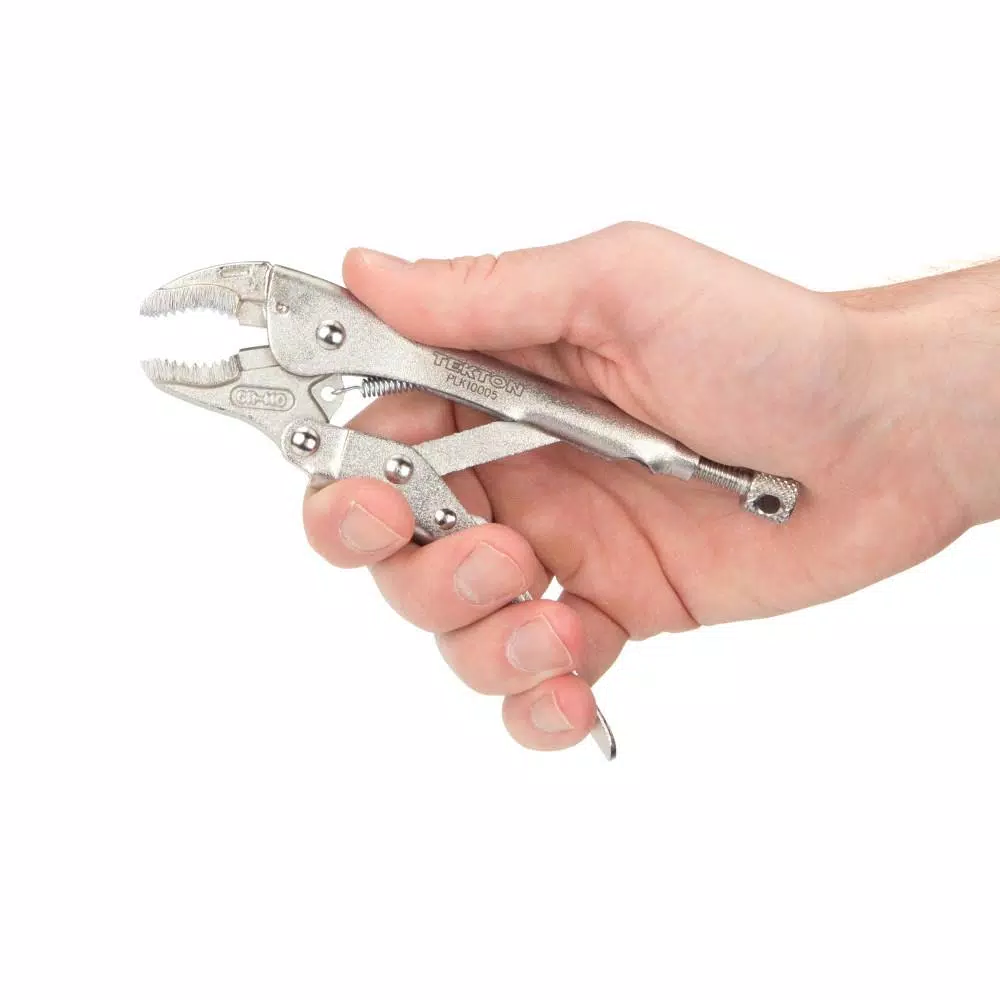 Best deal π TEKTON 5 In. Curved Jaw Locking Pliers 𧨠- Image 8