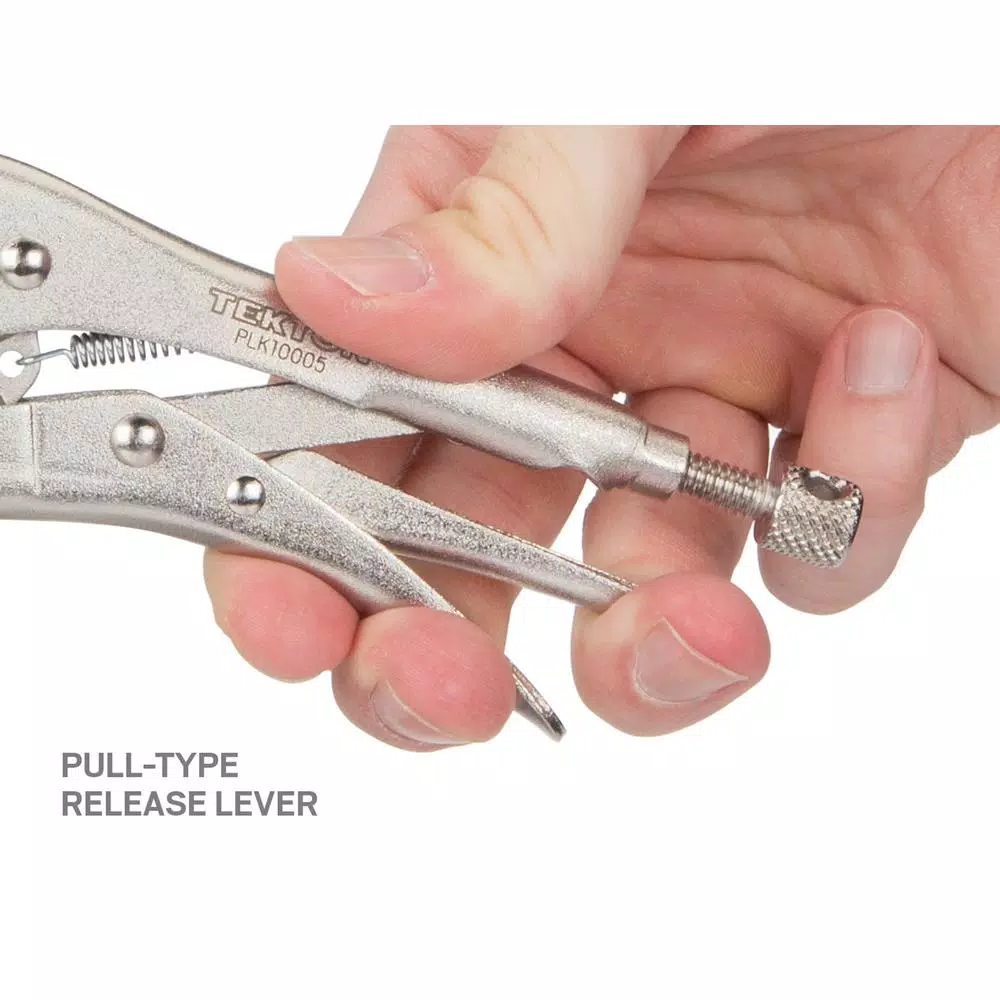 Best deal π TEKTON 5 In. Curved Jaw Locking Pliers 𧨠- Image 11