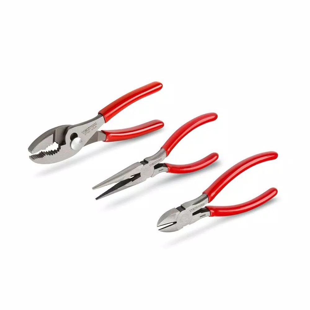 Deals β¨ TEKTON Slip Joint, Long Nose, Diagonal Pliers Set (3-Piece) π