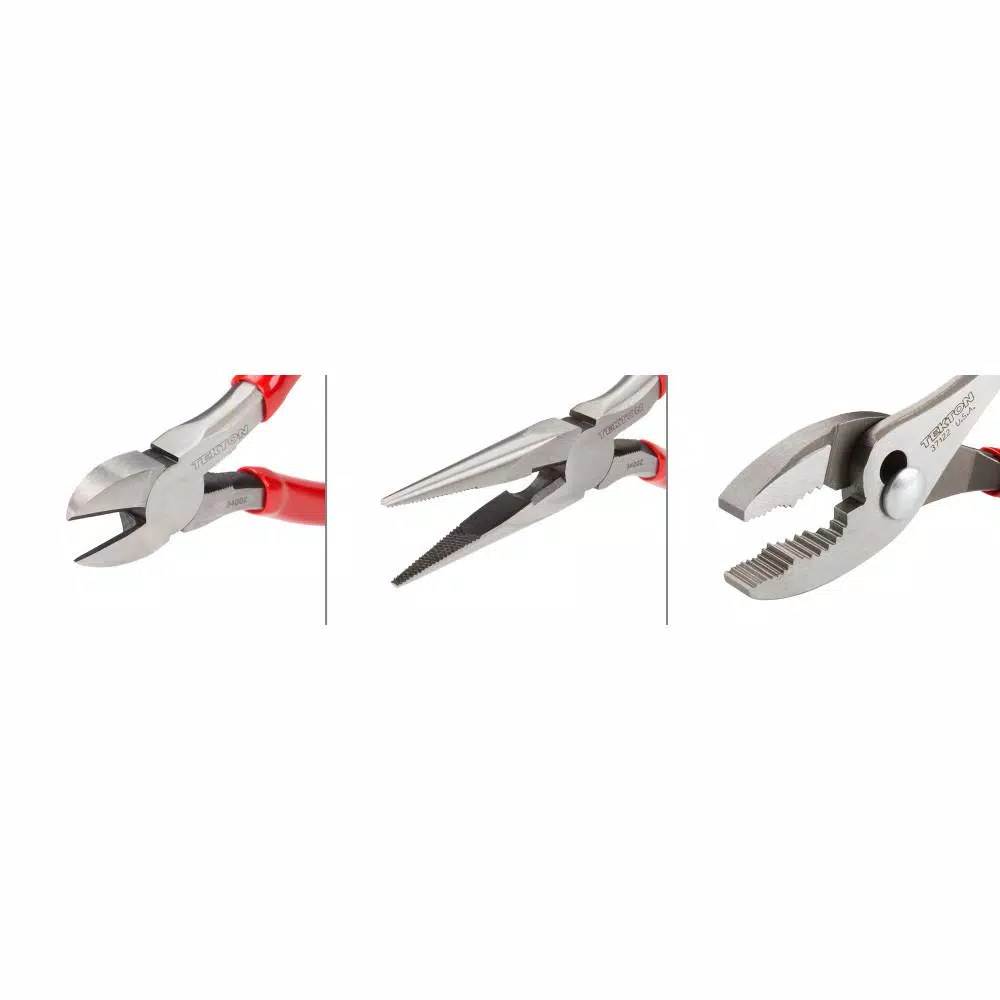 Deals β¨ TEKTON Slip Joint, Long Nose, Diagonal Pliers Set (3-Piece) π - Image 2