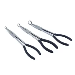 Hot Sale 😀 Steel Core 11 In. Hose Grips Long Reach Pliers Set (3-Piece) 👏