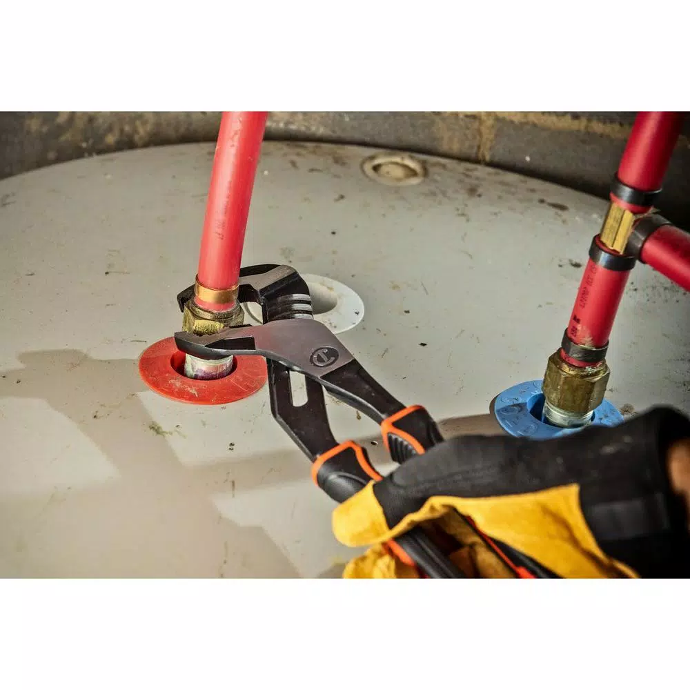 Best Pirce π Crescent 10 In. Z2 K9 V-Jaw Dual Material Tongue And Groove Pliers π - Image 7