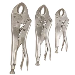 Flash Sale โจ Stalwart 10 In. Locking Plier Set With Storage Pouch (3-Piece) ๐