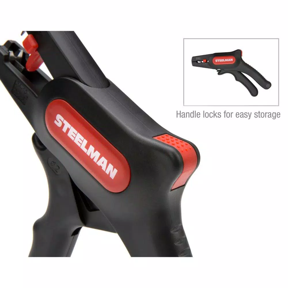 Discount β¨ Steelman Self-Adjusting Pistol Grip Wire Stripper And Cutter β€οΈ - Image 3