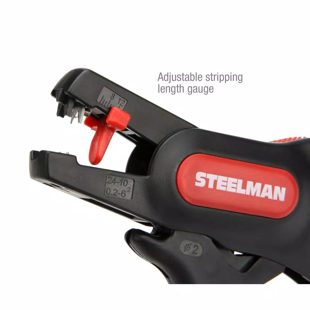 Discount β¨ Steelman Self-Adjusting Pistol Grip Wire Stripper And Cutter β€οΈ - Image 5