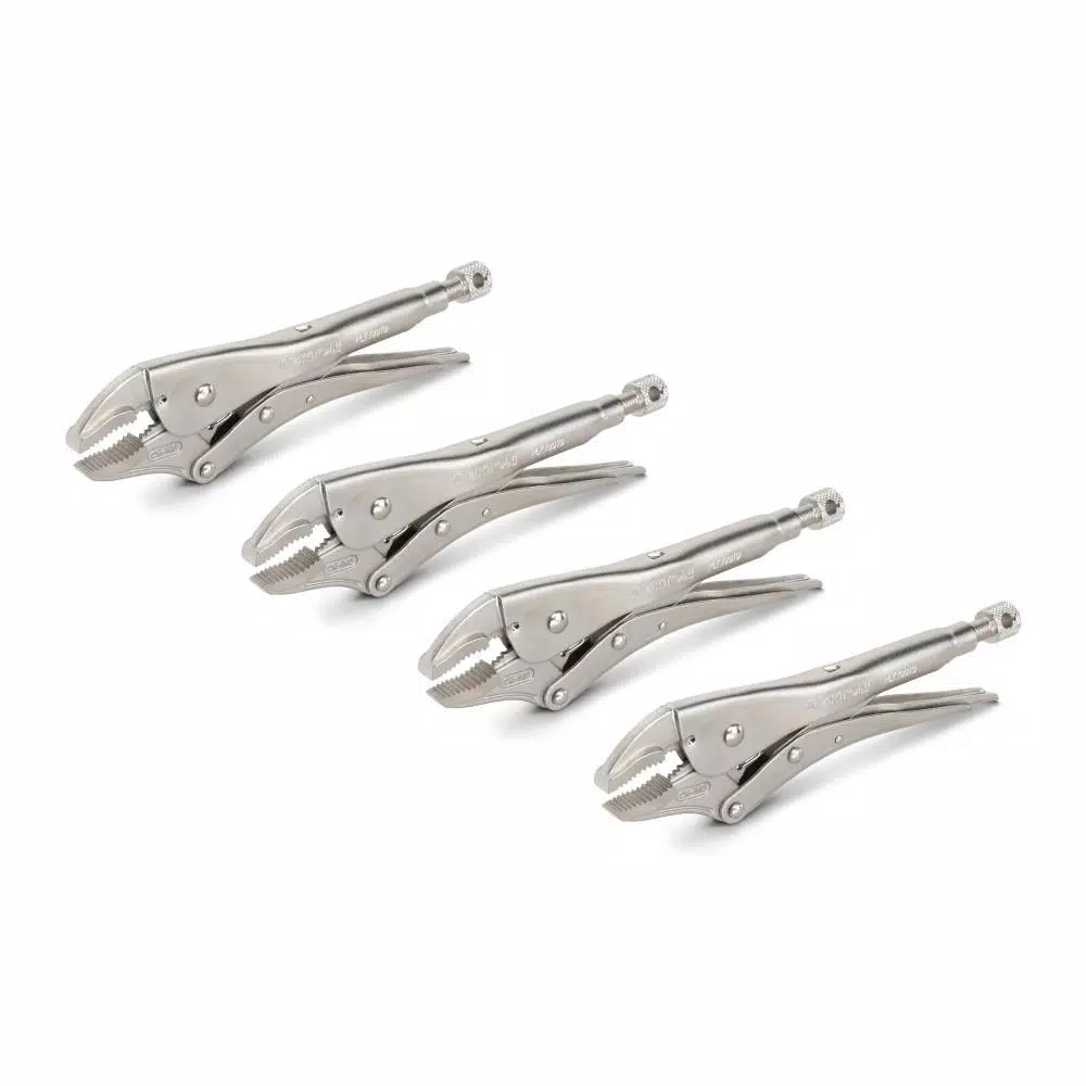 Best reviews of ❤️ TEKTON 10 In. Curved Jaw Locking Pliers (4-Pack) 🌟