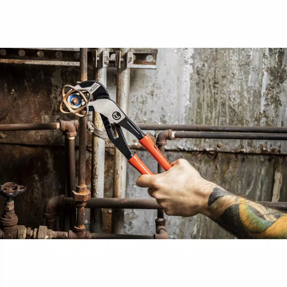 Best Sale π₯ Crescent 8 In. Z2 K9 V-Jaw Dipped Handle Tongue And Groove Pliers π - Image 3