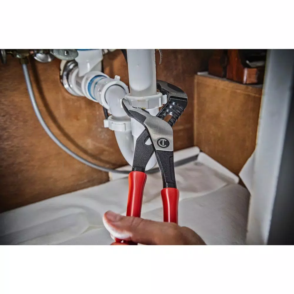 Best Sale π₯ Crescent 8 In. Z2 K9 V-Jaw Dipped Handle Tongue And Groove Pliers π - Image 4