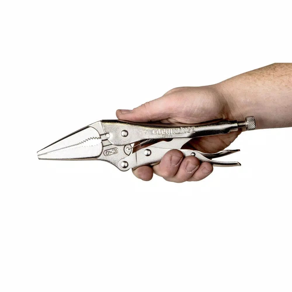 Brand new π Capri Tools Klinge 9 In. Long Nose Locking Pliers With Wire Cutter β¨ - Image 3