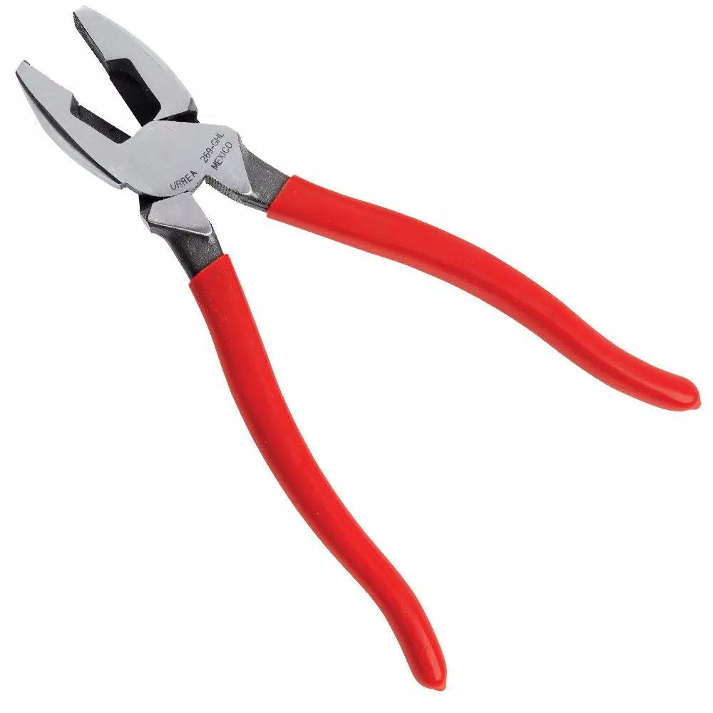 Best deal π URREA 8-1/2 In. Long Rubber Grip Side-Cutting High Leverage Electricianβs Pliers π
