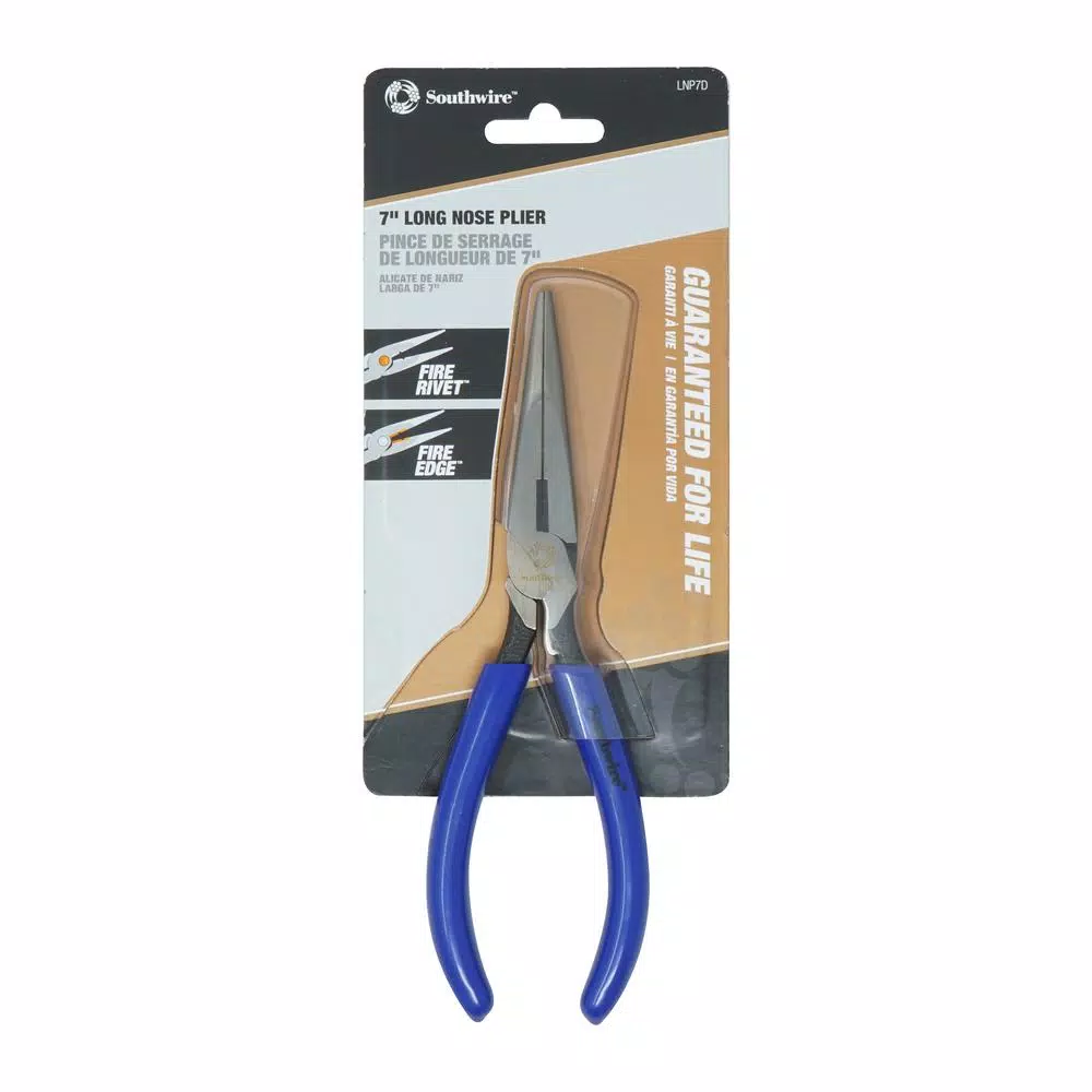 Cheap π₯ Southwire 7 In. Long-Nose Pliers With Side Cutter And Dipped Handles π - Image 2