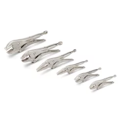 New 𧨠TEKTON Straight, Curved, Long Nose Locking Pliers Set (6-Piece) π