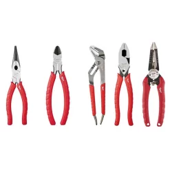 Discount ✔️ Milwaukee Electrician’s Pliers Hand Tool Set (5-Piece) ✨