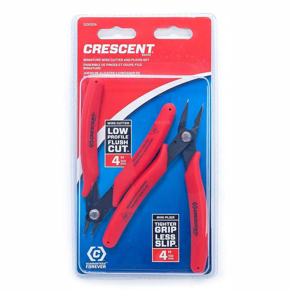 Best Sale π€© Crescent 4 In. Shear-Cutter Plier Set (2-Piece) β€οΈ - Image 2