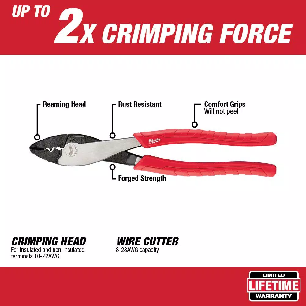 Deals β¨ Milwaukee 9.5 In. Crimping Plier π - Image 2