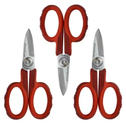 Flash Sale β¨ Jameson Fiber Optic Insulated Electricians Scissors, 5-1/2 In. (3-Pack) β
