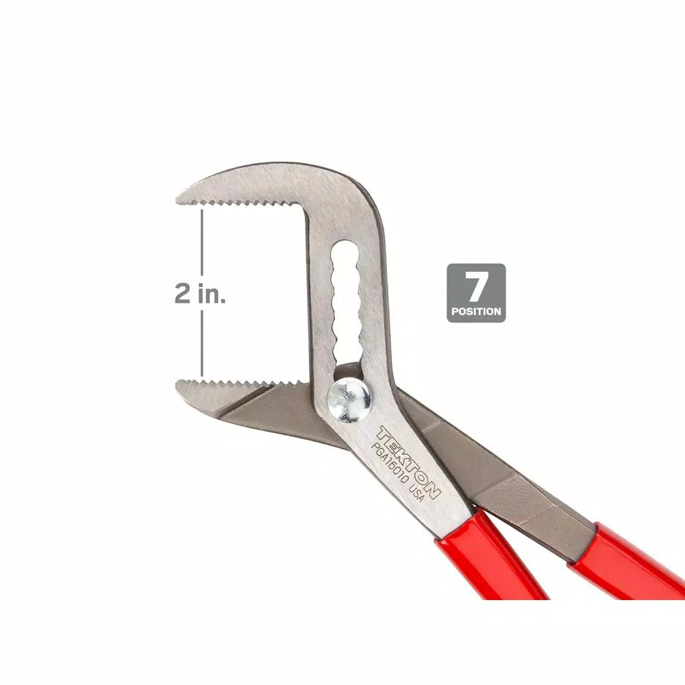 Coupon 🌟 TEKTON 10 In. Angle Nose Slip Joint Pliers 🎉 - Image 6