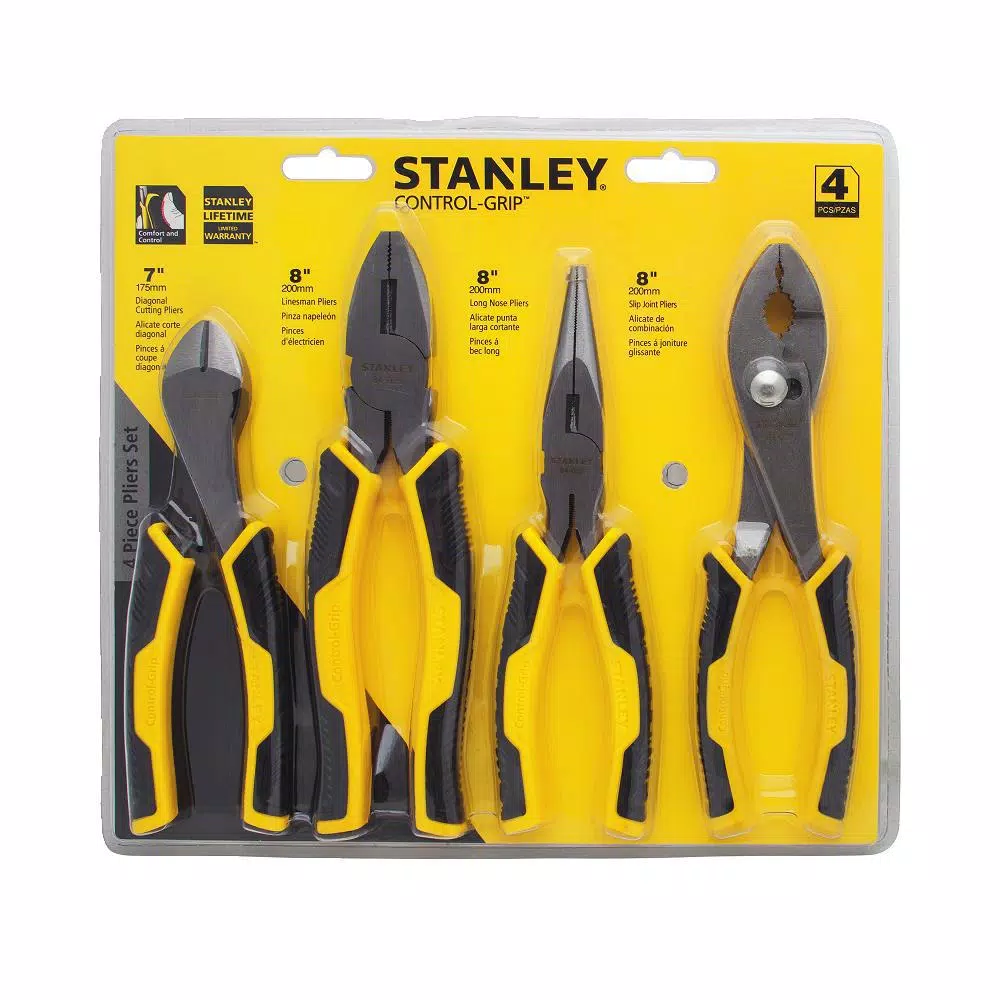Buy 🥰 Stanley Bi-Material Plier Set (4-Piece) ⭐ - Image 11