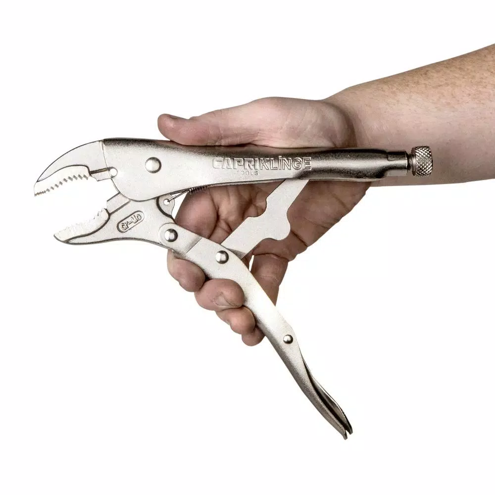 Wholesale β€οΈ Capri Tools Klinge 10 In. Curved Jaw Locking Pliers With Wire Cutter π - Image 2