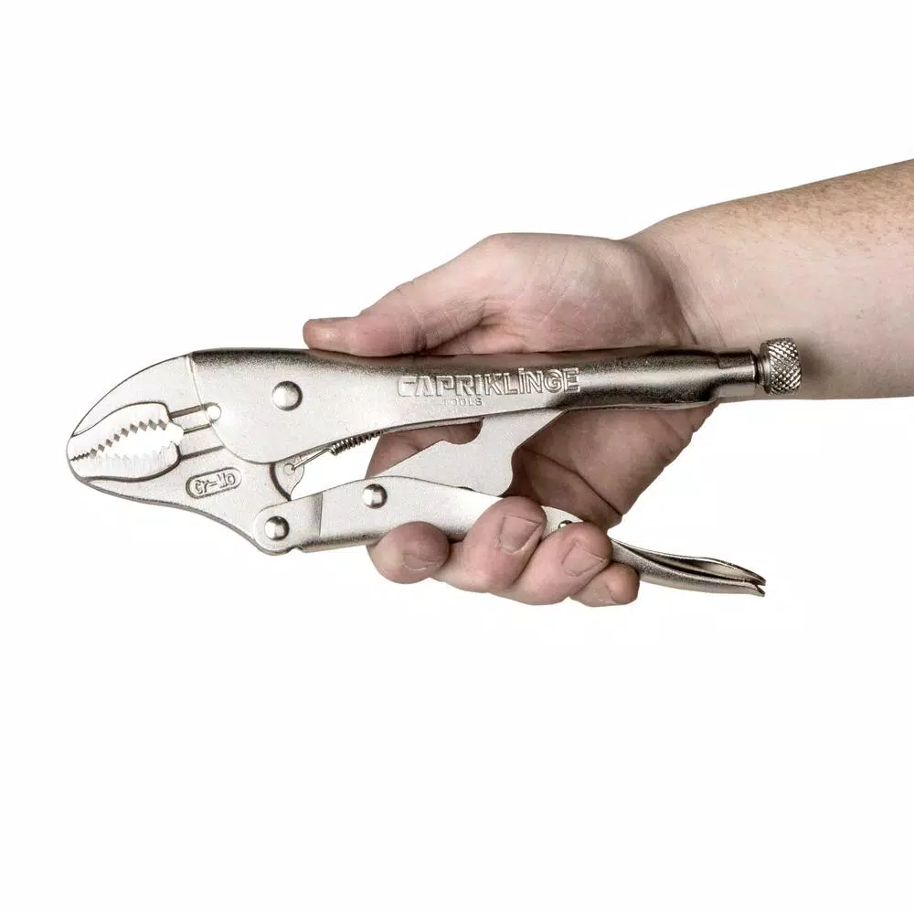 Wholesale β€οΈ Capri Tools Klinge 10 In. Curved Jaw Locking Pliers With Wire Cutter π - Image 3
