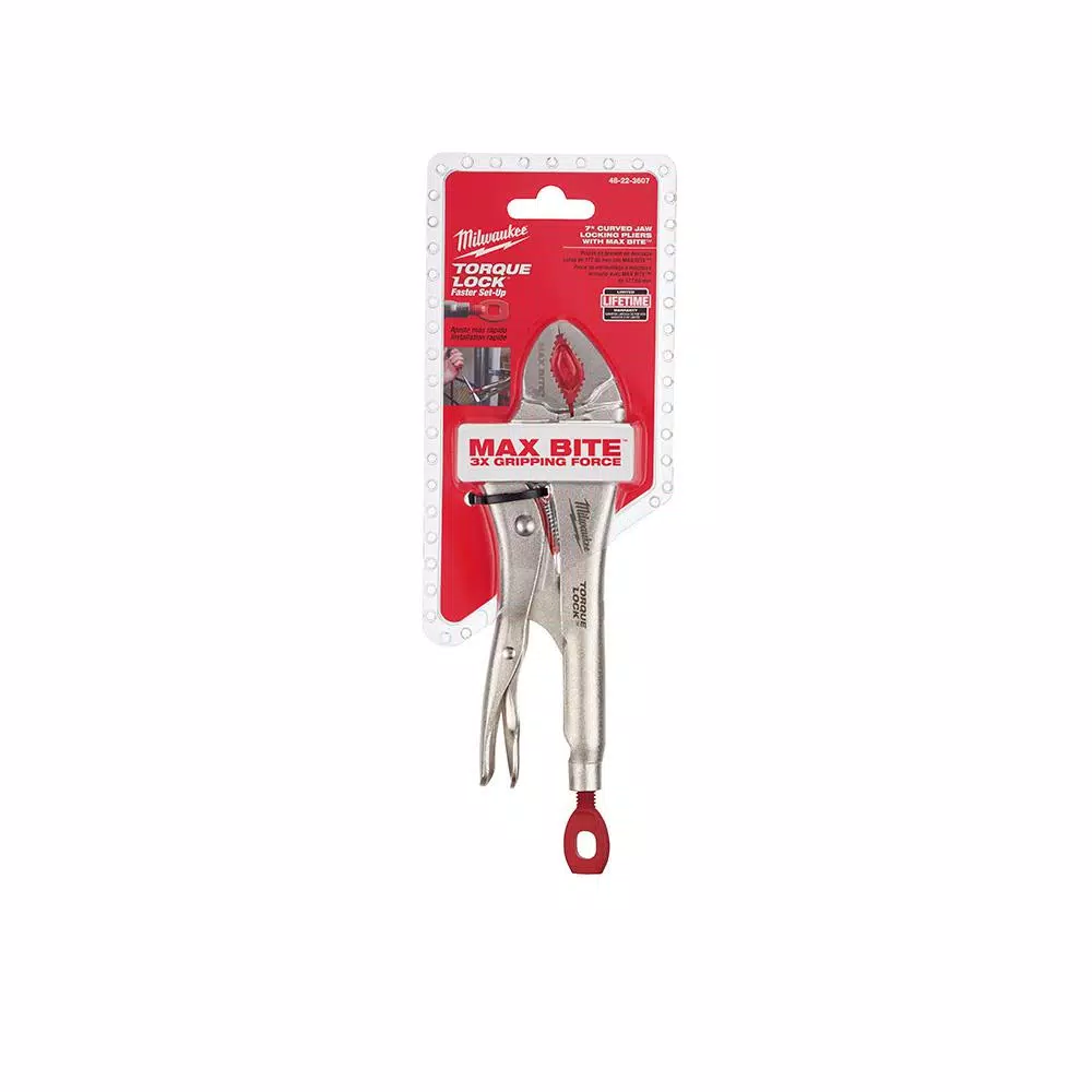Coupon โญ Milwaukee 7 In. MAXBITE Curved Jaw Locking Pliers ๐ฅ - Image 2