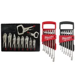 Outlet β Milwaukee Torque Lock Locking Pliers Kit With Combination Metric And SAE π§ Wrench Mechanics Tool Set (24-Piece) π₯°