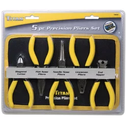Budget ✔️ TITAN 5-Piece Precision Pliers Set With Case 😉