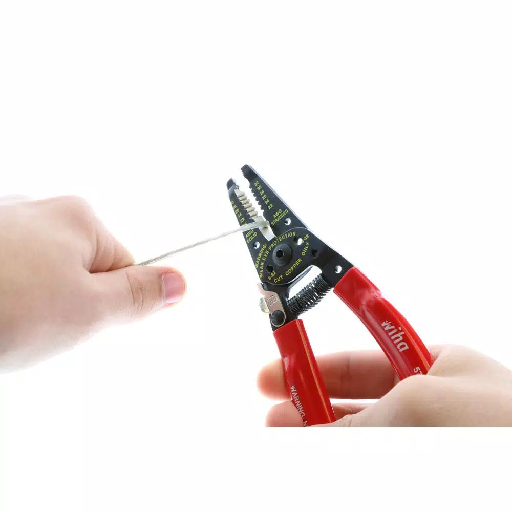 Wholesale π Wiha 7 In. Classic Grip Stripping-Cutting Pliers With Return Spring π - Image 9