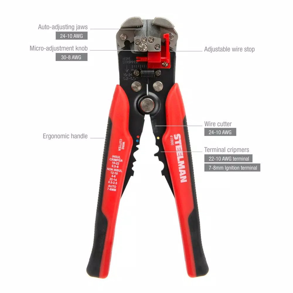Cheapest π₯ Steelman Self-Adjusting Wire And Cable Stripper βοΈ - Image 2