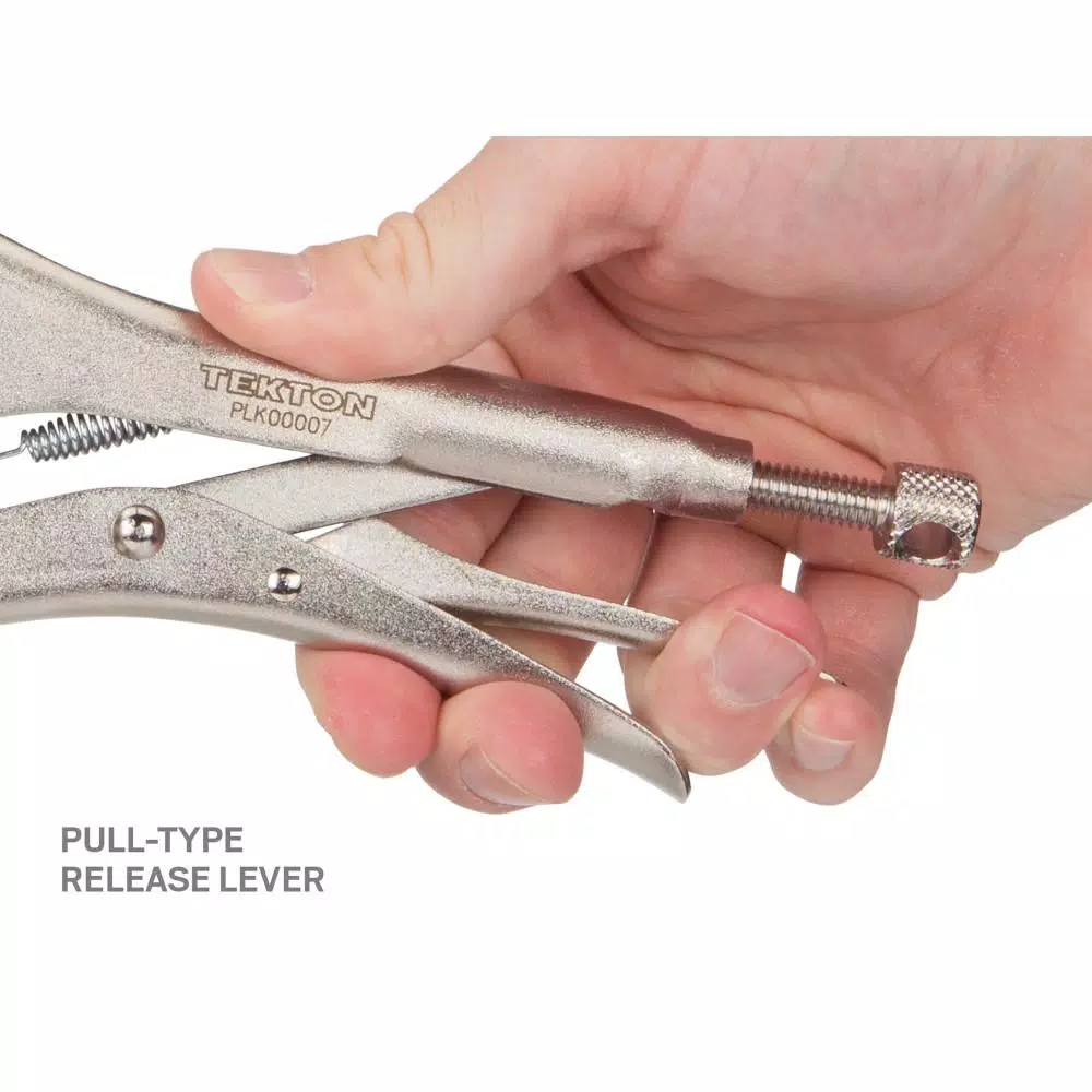 Outlet 👏 TEKTON 7 In. Straight Jaw Locking Pliers ✨ - Image 5