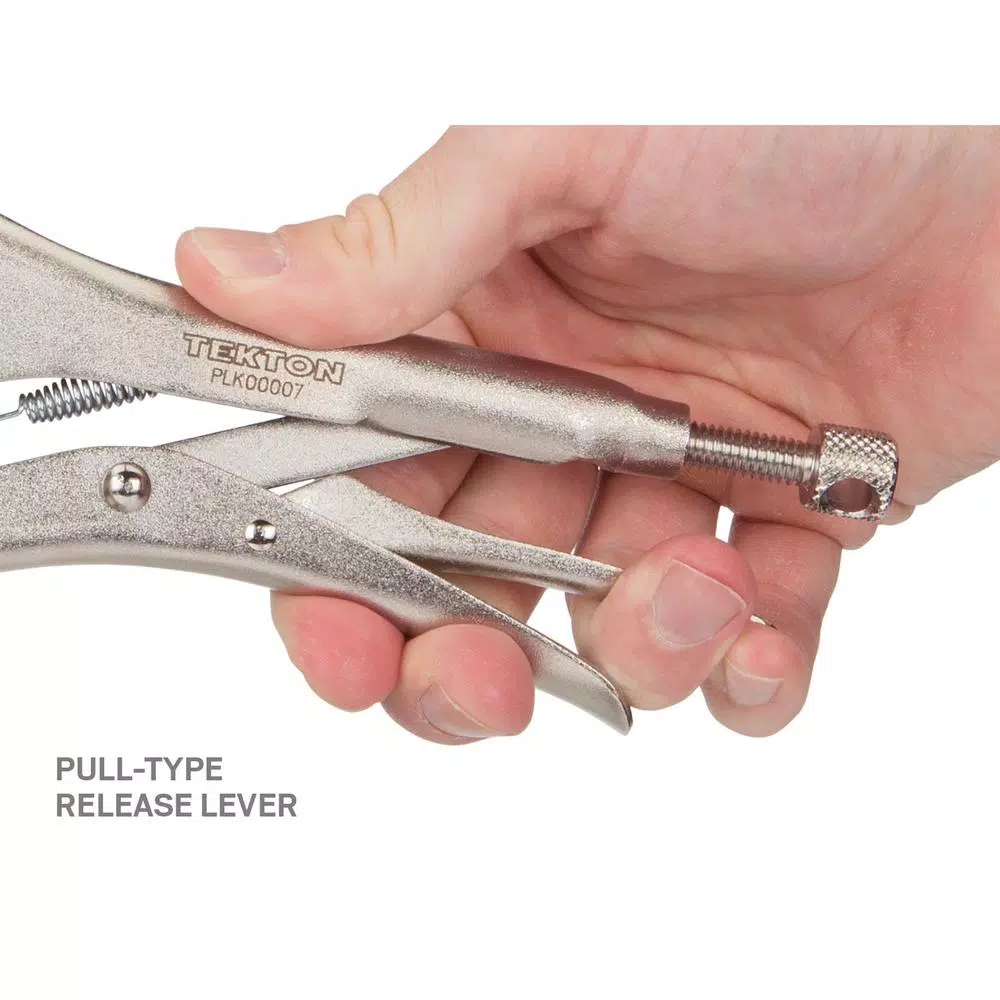 Outlet 👏 TEKTON 7 In. Straight Jaw Locking Pliers ✨ - Image 11