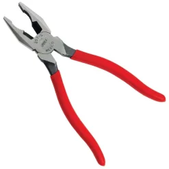 New ✨ URREA 8-5/8 In. Long Rubber Grip Universal Pliers – Side Cutting, Curved Jaws 💯