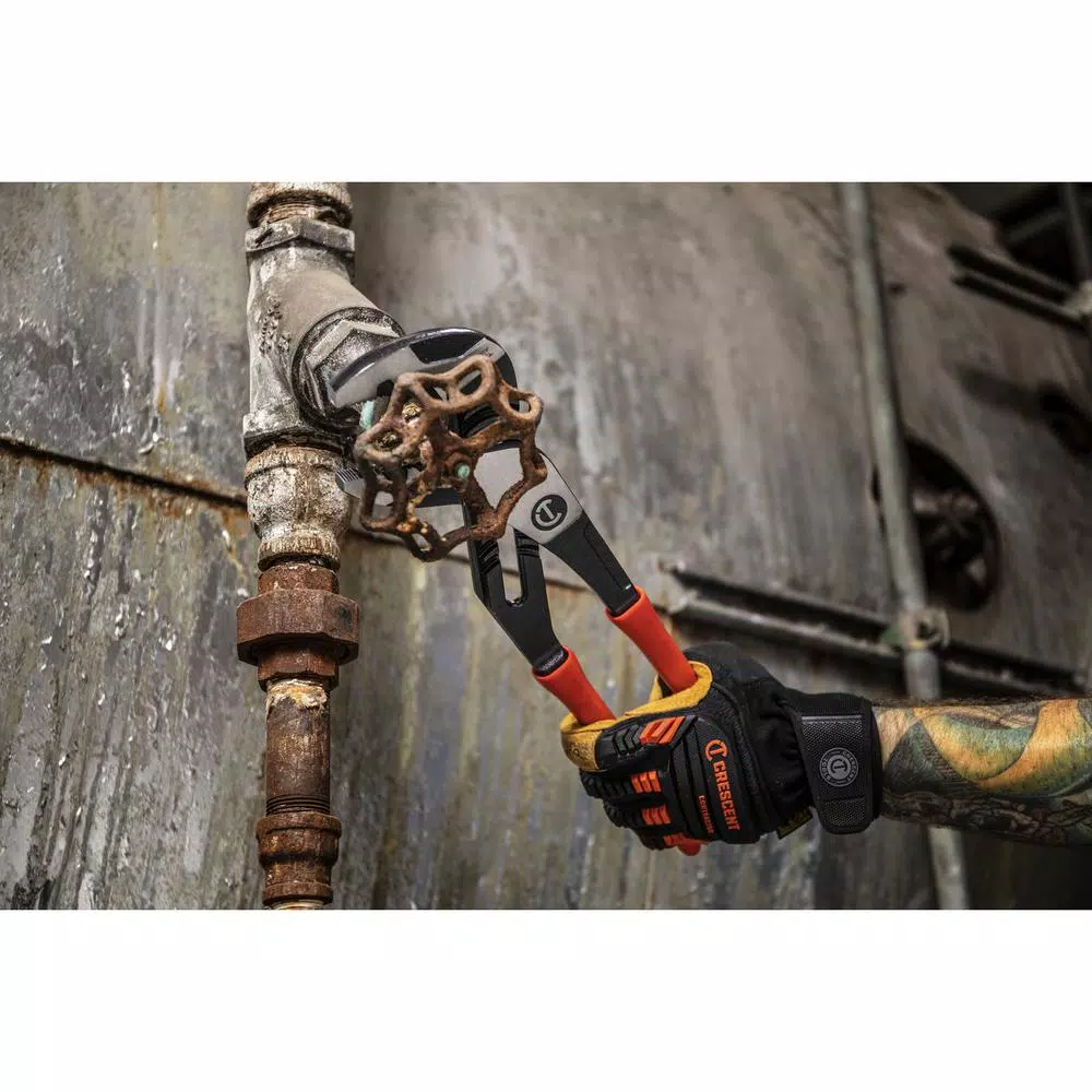 Discount π Crescent 12 In. Z2 K9 Straight Jaw Dipped Handle Tongue And Groove Pliers β€οΈ - Image 3