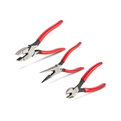 Outlet 🌟 TEKTON Diagonal, Lineman’s, Long Nose Pliers Set (3-Piece) ✨